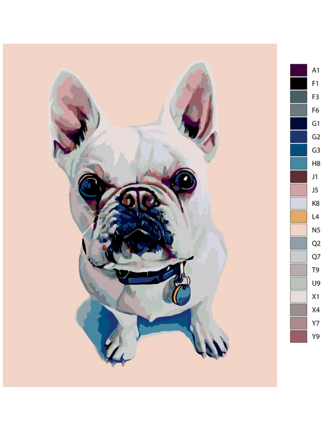 Raqamlar bo&amp;#039;yicha rasm &amp;quot;Kuchuk rasmi&amp;quot;