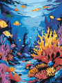 Картина по номерам &amp;quot;Морская жизнь&amp;quot;