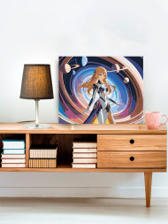 Картина по номерам &amp;quot;Девушка - космос&amp;quot;