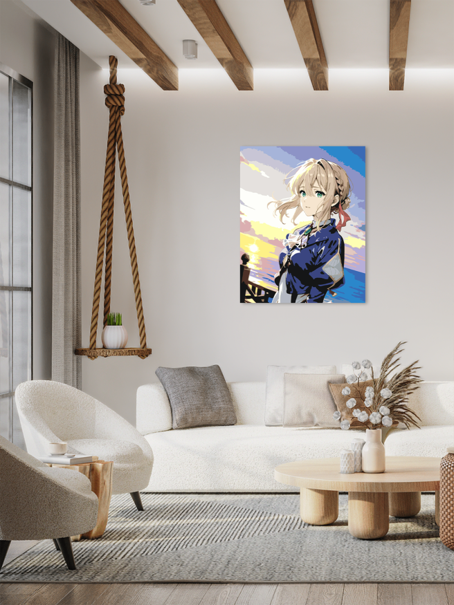 Картина по номерам &amp;quot;Вайолет Эвергарден&amp;quot;