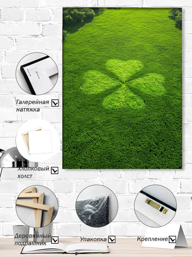 Постер на холсте &amp;quot;Поле удачи&amp;quot;