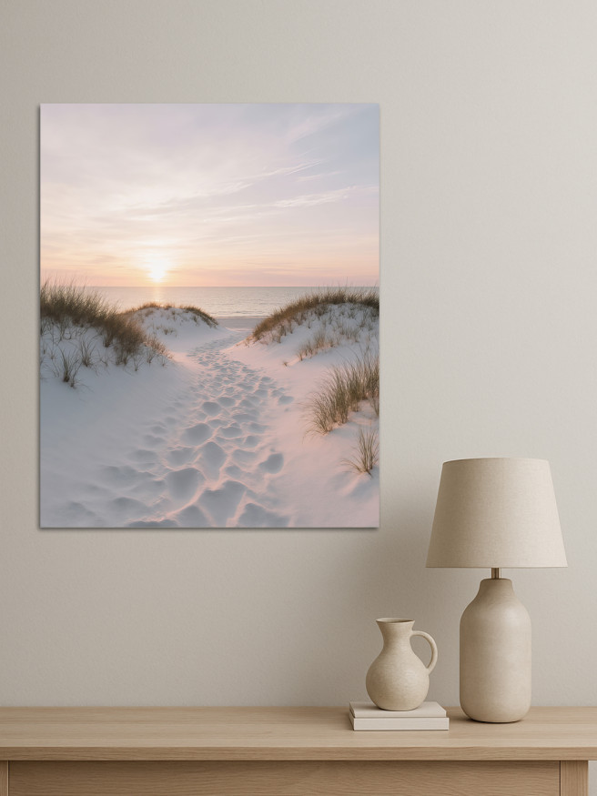 Постер на холсте &amp;quot;Песчаные дюны на закате&amp;quot;