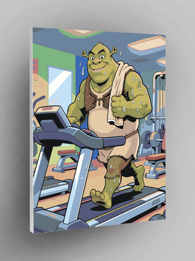 Raqamlar bo‘yicha rasm &amp;quot;Shrek sport zalida&amp;quot;