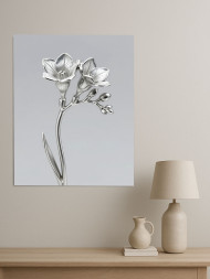 Постер на холсте &amp;quot;Серебряная фрезия&amp;quot;