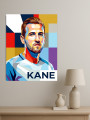 Holstga bosilgan poster &amp;quot;Futbolchi Garri Keyn&amp;quot;