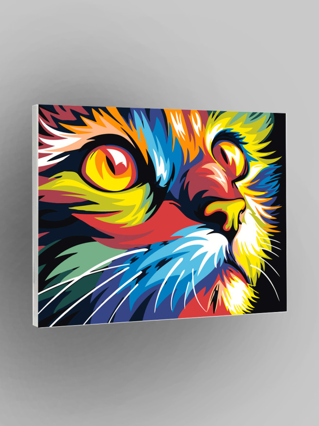 Raqamlar bo&amp;#039;yicha rasm &amp;quot;Yorqin mushuk&amp;quot;