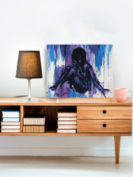 Картина по номерам &amp;quot;Женщина под ливнем&amp;quot;