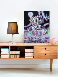 Картина по номерам &amp;quot;Скелет на грибе&amp;quot;