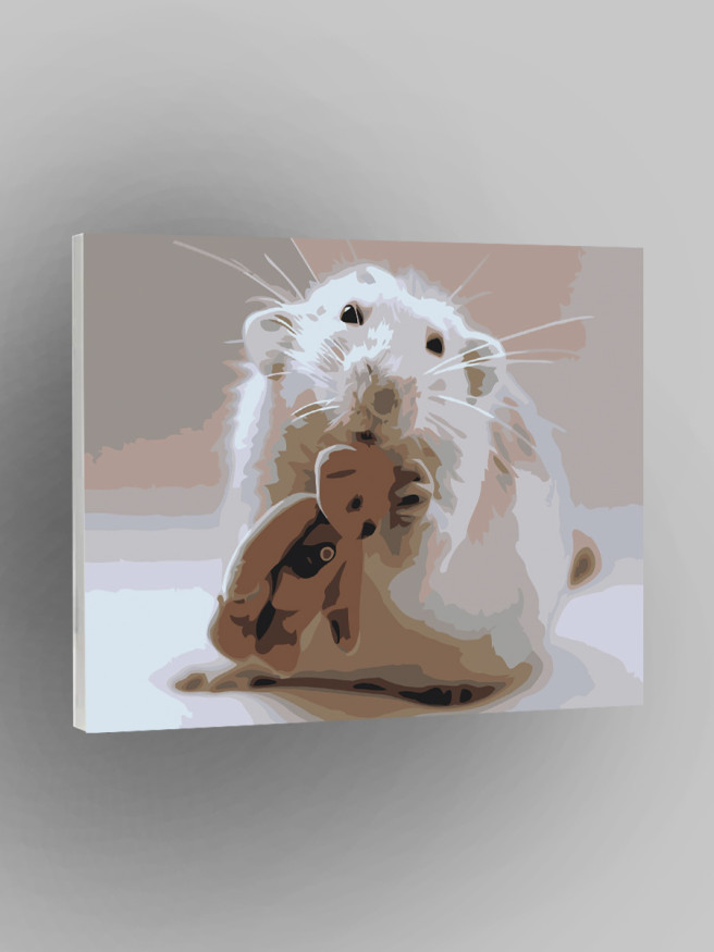 Raqamlar bo&amp;#039;yicha rasm &amp;quot;Ayiqcha bilan sichqoncha&amp;quot;