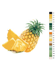 Картина по номерам &amp;quot;Ананас&amp;quot;