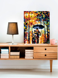 Картина по номерам &amp;quot;Пара под зонтом&amp;quot;