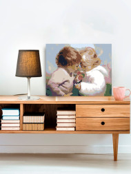 Картина по номерам &amp;quot;Два ребёнка&amp;quot;