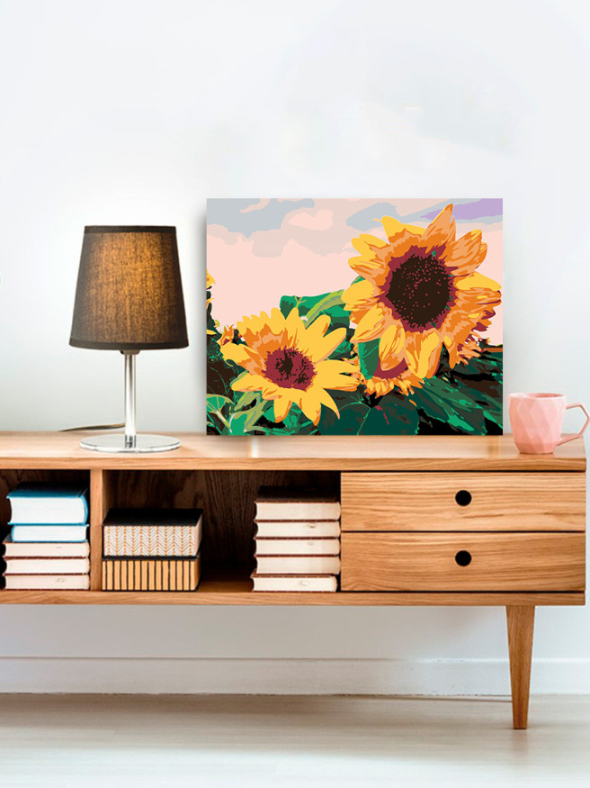 Картина по номерам &amp;quot;Подсолнухи&amp;quot;