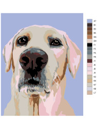 Raqamlar bo&#039;yicha rasm &quot;Kuchuk rasmi&quot;