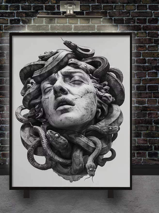 Постер на холсте &amp;quot;Плач Медузы&amp;quot;