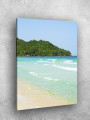Постер на холсте &amp;quot;Зелёный остров и морской берег&amp;quot;