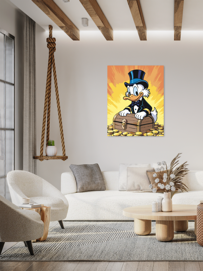 Raqamlar bo‘yicha rasm &amp;quot;Amaki Skrudj va oltin sandiq&amp;quot;