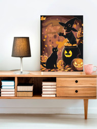 Raqamlar bo'yicha rasm "Mushukning mehmondo'stligi"