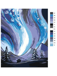 Raqamlar bo&#039;yicha rasm &quot;Shimoliy yog&#039;du&quot;