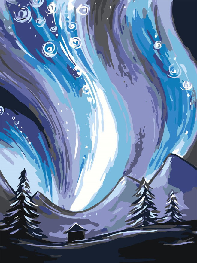 Raqamlar bo&amp;#039;yicha rasm &amp;quot;Shimoliy yog&amp;#039;du&amp;quot;