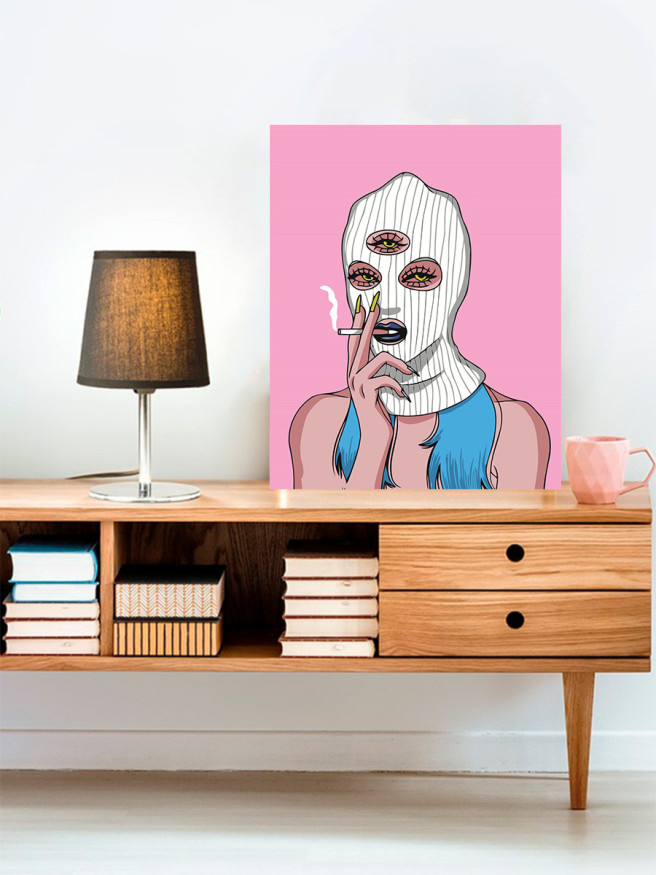 Raqamlar bo&amp;#039;yicha rasm &amp;quot;Uch ko&amp;#039;zli qiz&amp;quot;