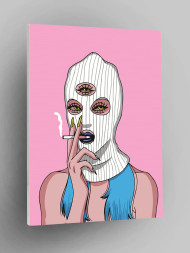 Картина по номерам "Трёхглазая девушка"