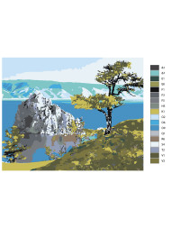 Raqamlar bo&#039;yicha rasm &quot;Cherkovning ko&#039;rinishi&quot;