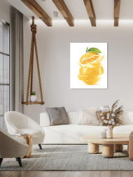 Raqamlar bo&#039;yicha rasm &quot;Limonni kesib oling&quot;