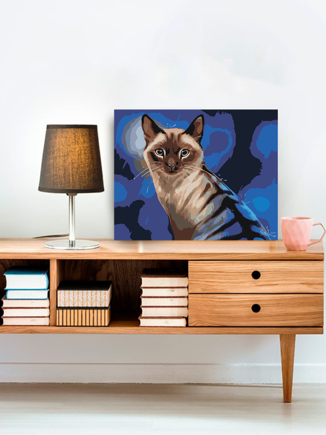 Картина по номерам &amp;quot;Красивый котик&amp;quot;