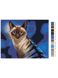 Картина по номерам &amp;quot;Красивый котик&amp;quot;