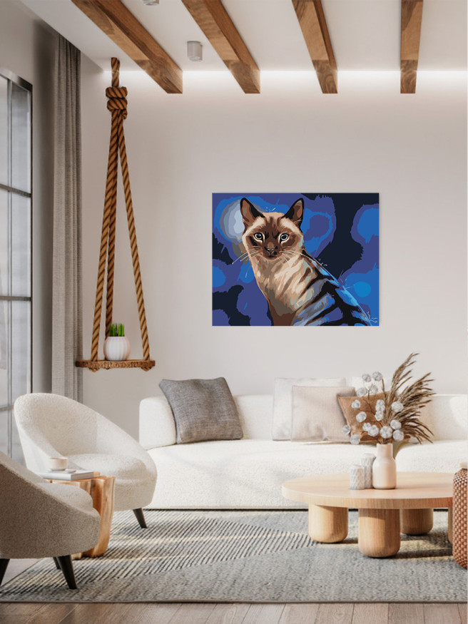 Картина по номерам &amp;quot;Красивый котик&amp;quot;