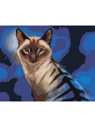 Картина по номерам &amp;quot;Красивый котик&amp;quot;