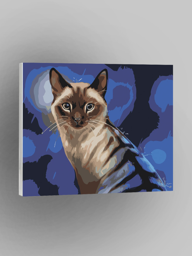 Картина по номерам &amp;quot;Красивый котик&amp;quot;