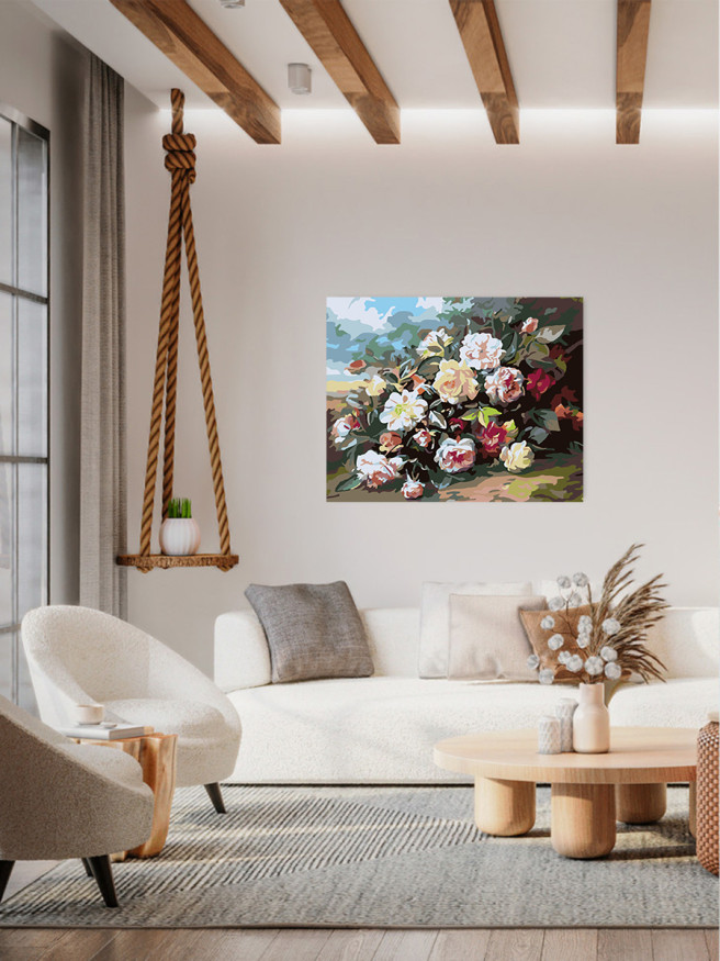 Raqamlar bo&amp;#039;yicha rasm &amp;quot;Gullar guldastasi&amp;quot;