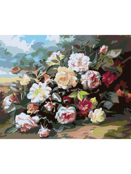 Картина по номерам &amp;quot;Букет цветов&amp;quot;