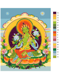 Картина по номерам &amp;quot;Божество&amp;quot;