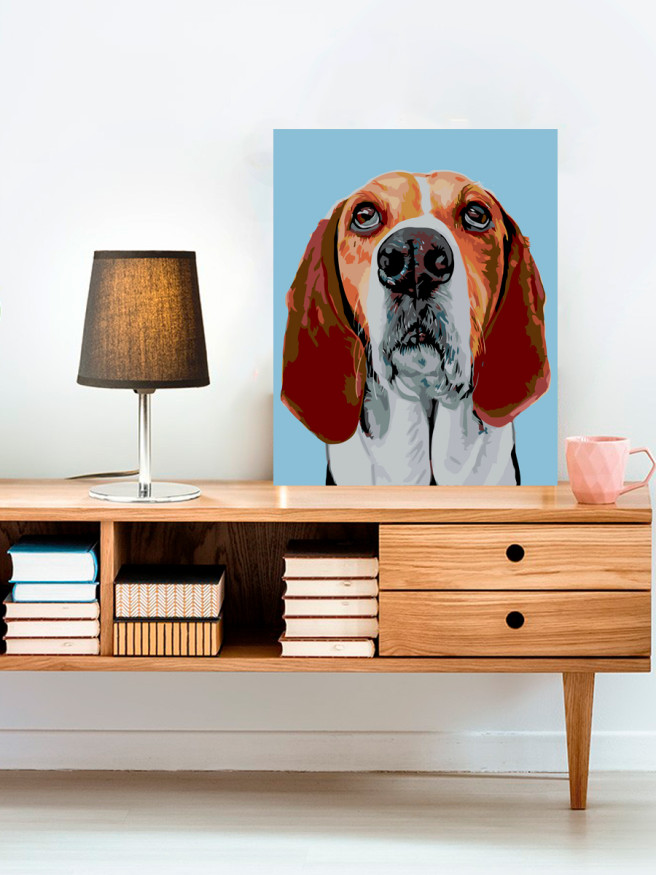 Raqamlar bo&amp;#039;yicha rasm &amp;quot;Kuchuk rasmi&amp;quot;