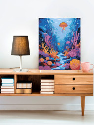 Картина по номерам &amp;quot;Жизнь на дне морском&amp;quot;