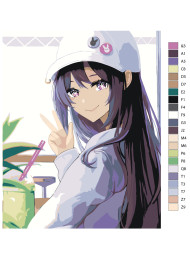 Картина по номерам "Ай Хошино"