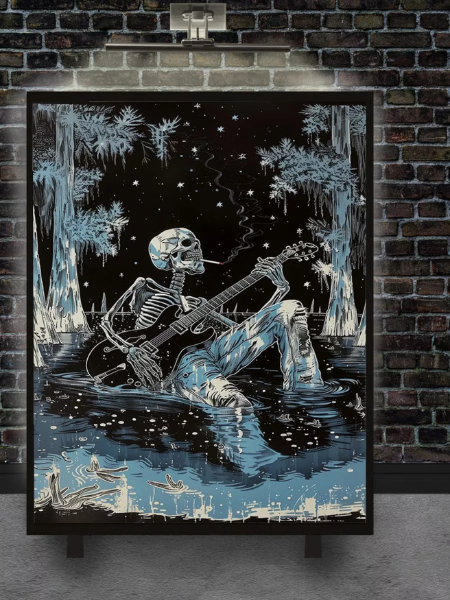 Holstga bosilgan poster &amp;quot;Hayotdan keyingi rok&amp;quot;