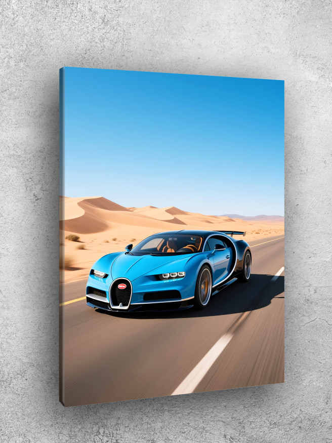 Постер на холсте &amp;quot;Скорость в пустыне&amp;quot;