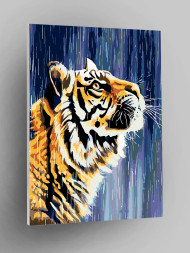 Raqamlar bo'yicha rasm "Aqlli yo'lbars"