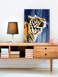 Raqamlar bo'yicha rasm "Aqlli yo'lbars"