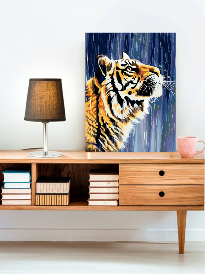 Raqamlar bo&amp;#039;yicha rasm &amp;quot;Aqlli yo&amp;#039;lbars&amp;quot;