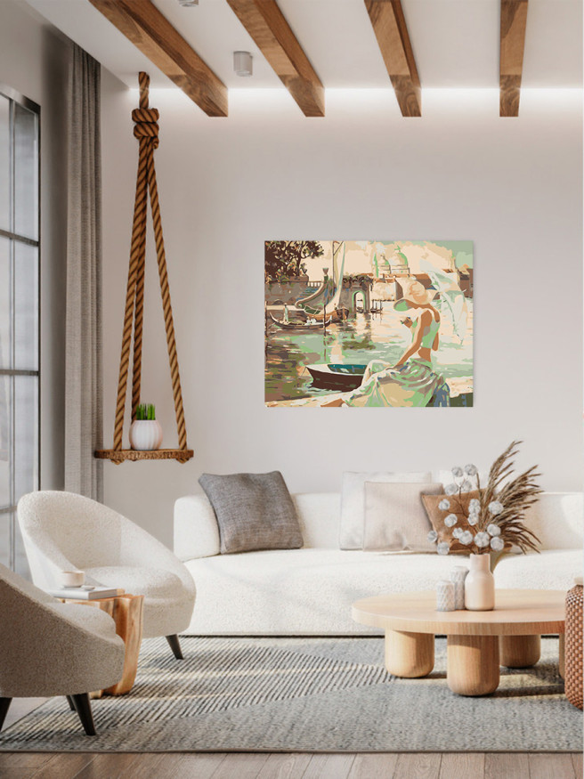 Raqamlar bo&amp;#039;yicha rasm &amp;quot;Ko&amp;#039;l bo&amp;#039;yidagi qiz&amp;quot;