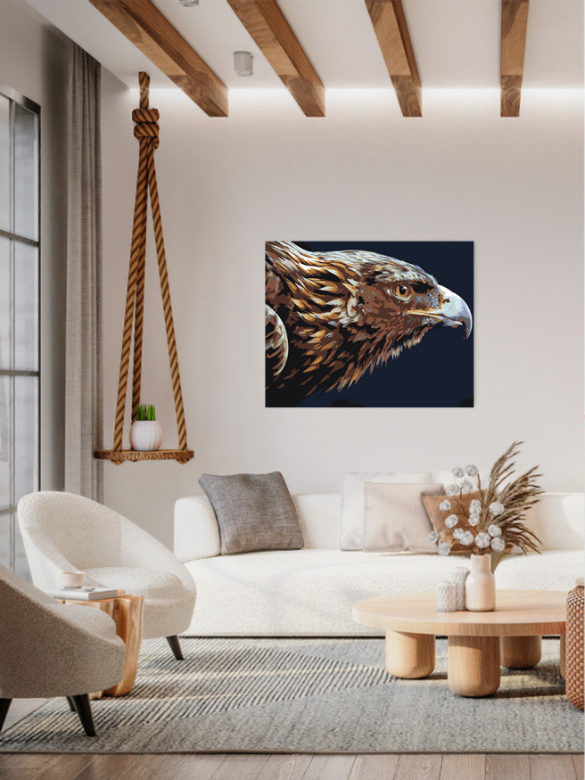 Raqamlar bo&amp;#039;yicha rasm &amp;quot;Burgut&amp;quot;