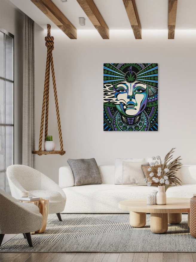 Raqamlar bo&amp;#039;yicha rasm &amp;quot;Suzuvchi qiz&amp;quot;