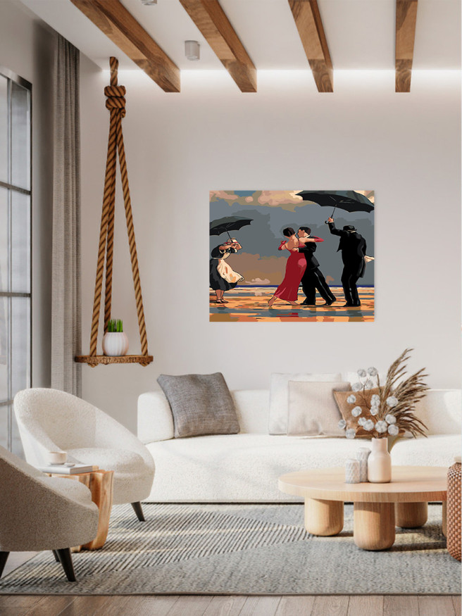 Картина по номерам &amp;quot;Пара в танце&amp;quot;