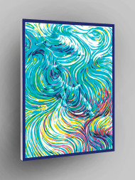 Raqamlar bo&#039;yicha rasm &quot;To&#039;lqin&quot;