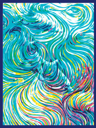 Raqamlar bo&#039;yicha rasm &quot;To&#039;lqin&quot;